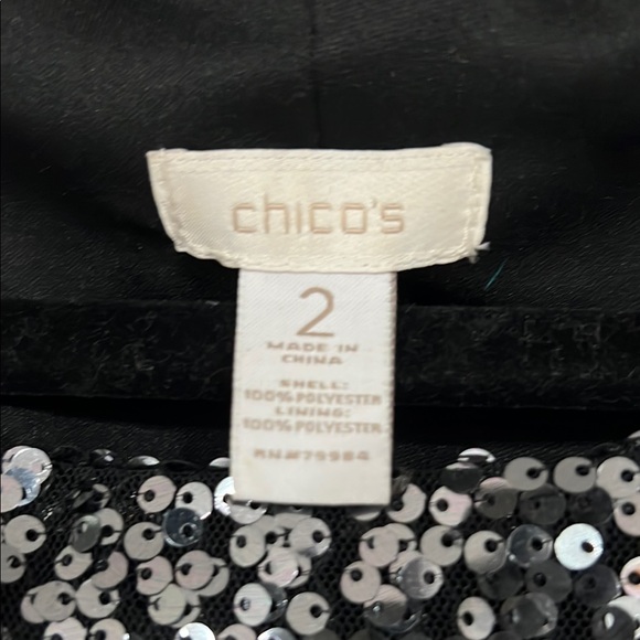 Elegant Black Sequin Dress - Picture 2 of 4